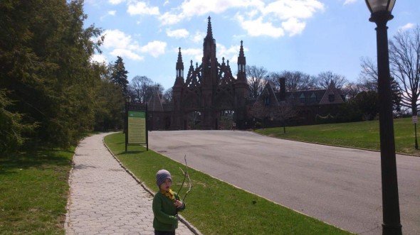 Green Wood Cemetery Entrance