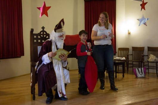 German Nikolaus Celebration as CityKinder Family Event in Manhattan New York