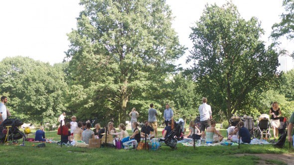 Summer Family Picnic 2013 in Central Park as a CityKinder German Event in New York