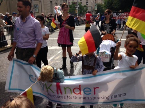 German American Steuben Parade as CityKinder Family Event in New York