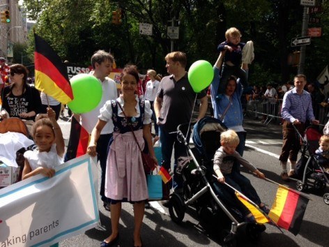 German American Steuben Parade as CityKinder Family Event in New York