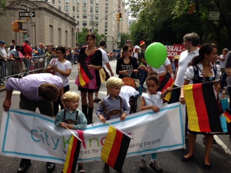 German American Steuben Parade as CityKinder Family Event in New York