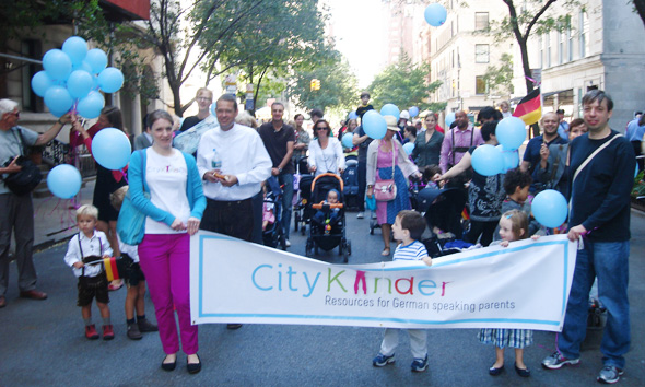 German American Steuben Parade as CityKinder Family Event in New York